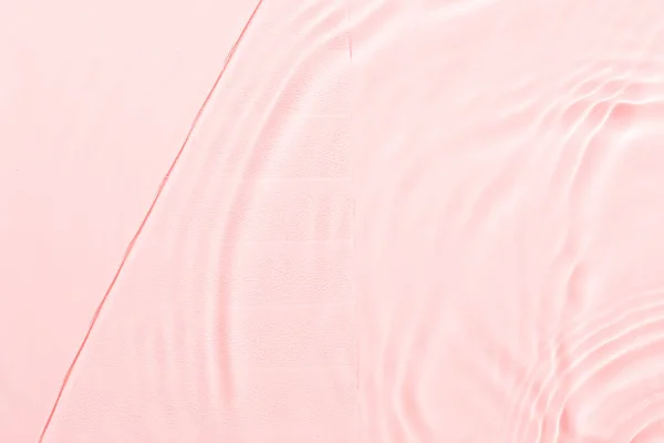 Fondo Abstracto Superficie Rosa Agua Ondas Ondas Textura Crema Hidratante — Foto de Stock