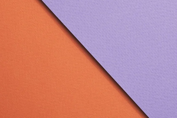 Grov Kraft Papper Bakgrund Papper Struktur Lila Orange Färger Mockup — Stockfoto