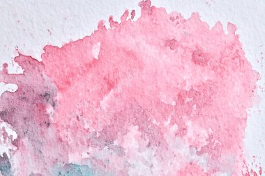 Soyut kırmızı arkaplan. Suluboya mürekkep sanat kolajı. Akrilik acının lekeleri, lekeleri ve fırça darbeleri