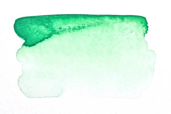 Sfondo Verde Astratto Collage Acquerello Inchiostro Arte Macchie Macchie Pennellate — Foto Stock