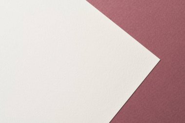 Kaba Kraft kağıt arka plan, kağıt doku kırmızı bordo beyaz renkler. Tex için kopyalama alanı ile modelleme