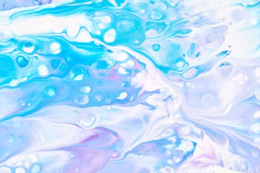 Özel güzel desen, soyut akışkan sanat arkaplanı. Mor eflatun mavisi renklerin karışımı. Yazdırma ve tarama için mürekkep dokusu lekeleri ve çizgileri