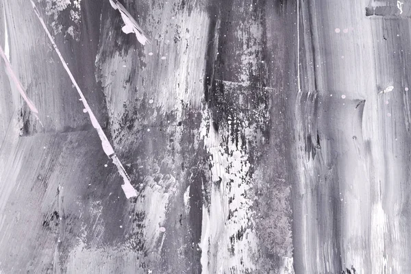 Abstrakter Schwarzweißer Hintergrund Aquarell Tusche Collage Flecken Kleckse Und Pinselstriche — Stockfoto