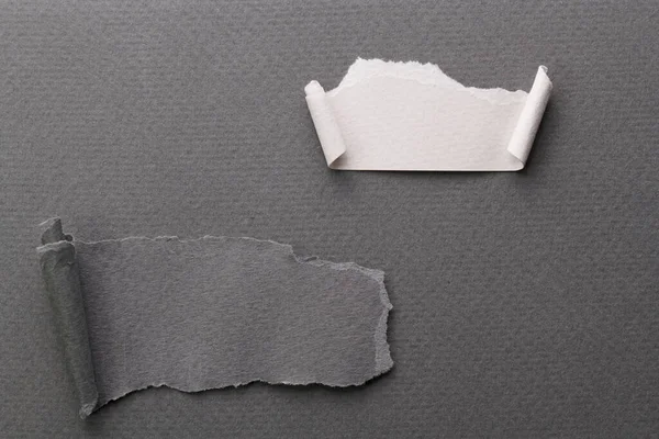 撕破边缘的撕破纸片的艺术拼贴 粘稠的笔记收集了灰色的白色 笔记本页的碎片 摘要背景 — 图库照片