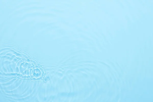 Fondo Abstracto Superficie Azul Agua Ondas Ondas Textura Crema Hidratante — Foto de Stock