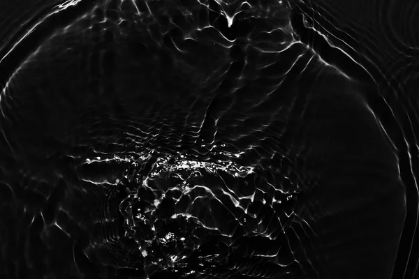 Черная Поверхность Воды Абстрактный Фон Волны Рябь Текстуры Косметического Аква — стоковое фото