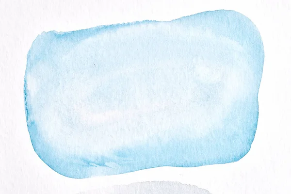 Abstrakter Blauer Hintergrund Aquarell Tusche Collage Flecken Kleckse Und Pinselstriche — Stockfoto