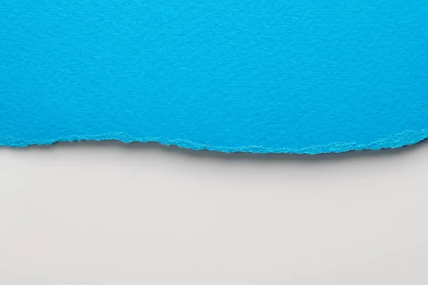 Yırtık Kenarlı Kağıt Parçalarından Sanat Kolajı Yapışkan Notlar Mavi Beyaz — Stok fotoğraf