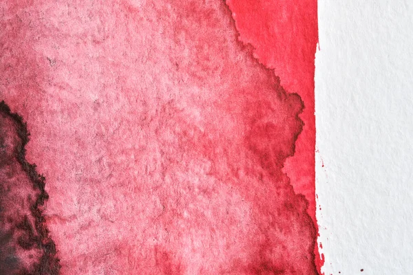 Streszczenie Czerwonego Tła Kolorowy Tusz Artystyczny Plamy Plamy Pociągnięcia Pędzla — Zdjęcie stockowe
