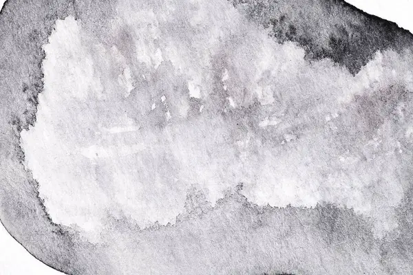 Sfondo Astratto Bianco Nero Collage Acquerello Inchiostro Arte Macchie Macchie — Foto Stock
