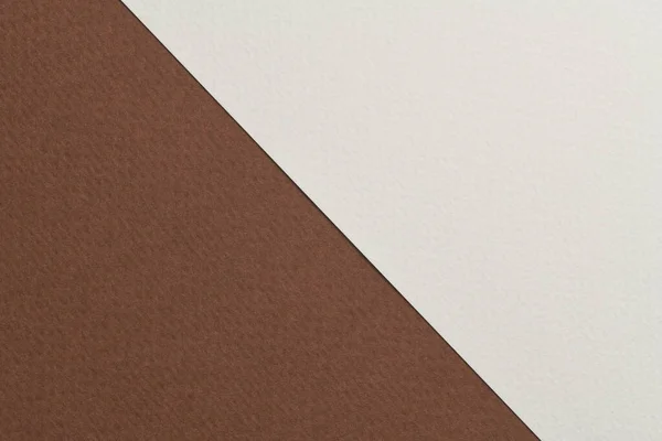 Rough Kraft Paper Background Paper Texture Brown White Colors Mockup —  Fotos de Stock