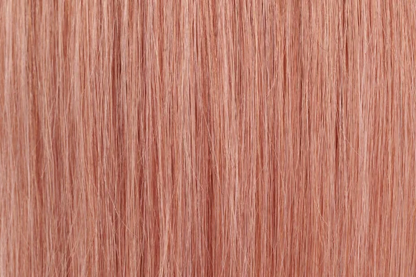 Detailní Pohled Přírodní Lesklé Vlasy Parta Růžové Blond Kudrlinky Pozadí — Stock fotografie