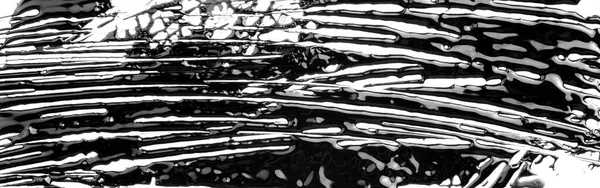 Акриловые Пятна Краски Хаотичный Удар Кистью Пятна Текущие Белом Бумажном — стоковое фото