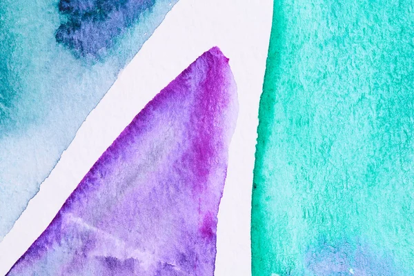 Abstracte Blauwe Achtergrond Aquarel Inkt Multicolor Kunst Collage Vlekken Vlekken — Stockfoto