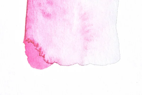 Abstrakter Rosa Hintergrund Aquarell Tusche Collage Flecken Kleckse Und Pinselstriche — Stockfoto