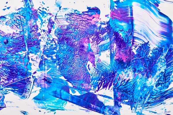 Fondo Colorido Creativo Texturizado Arte Fluido Fondo Pantalla Azul Abstracto — Foto de Stock