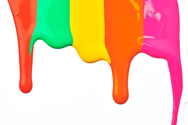 Fundo Abstrato Multicolorido Tinta Acrílica Colorida Borrões Manchas Padrão Impressão — Fotografia de Stock