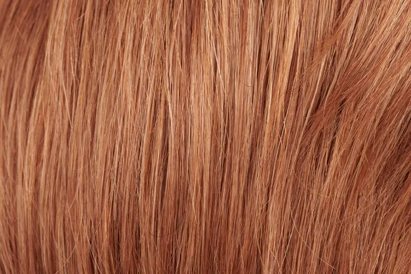 Close View Natural Shiny Fair Hair Bunch Dark Blonde Curls — Stock Photo, Image