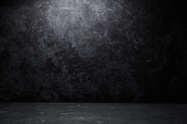黒い抽象的なテクスチャの背景と汚れと傷 壁と床のグラウンジスタイル — ストック写真