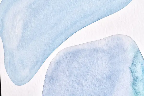 Абстрактный Синий Фон Коллаж Акварельных Чернил Пятна Пятна Мазки Акриловой — стоковое фото