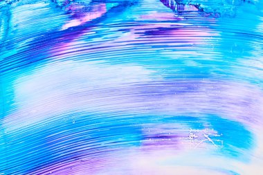 Yaratıcı renkli arka plan, akışkan sanat. Soyut mavi duvar kağıdı, akrilik baskı arkaplan, hareket pigmenti, boya patlayıcı