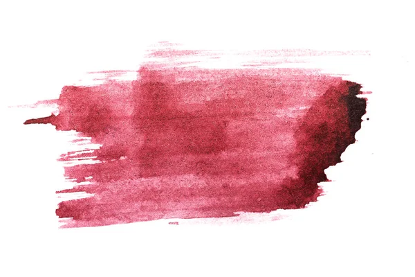 Abstrakt Rosa Röd Bakgrund Kaotiska Penseldrag Och Färg Fläckar Vitt — Stockfoto