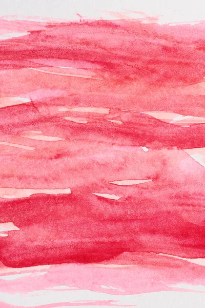 Αφηρημένο Ροζ Κόκκινο Φόντο Χαοτικές Πινελιές Και Κηλίδες Χρώματος Λευκό — Φωτογραφία Αρχείου