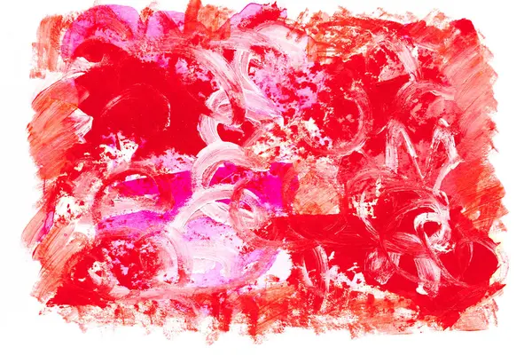 Abstracte Rode Achtergrond Verf Vlekken Papier Heldere Achtergrond — Stockfoto