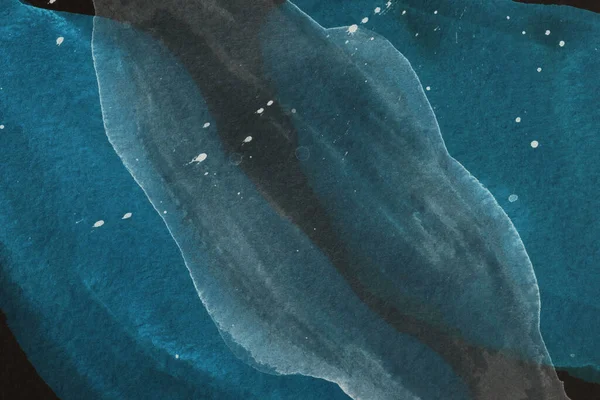 Черный Синий Абстрактный Фон Красочные Чернильные Пятна Пятна Печать Обоев — стоковое фото