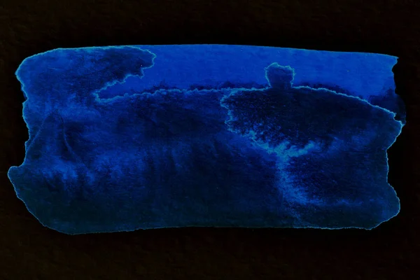 Sfondo Astratto Nero Blu Colorate Macchie Macchie Inchiostro Stampa Carta — Foto Stock