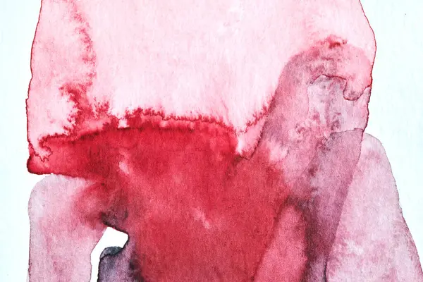 Soyut Kırmızı Arkaplan Suluboya Mürekkep Sanat Kolajı Akrilik Acının Lekeleri — Stok fotoğraf