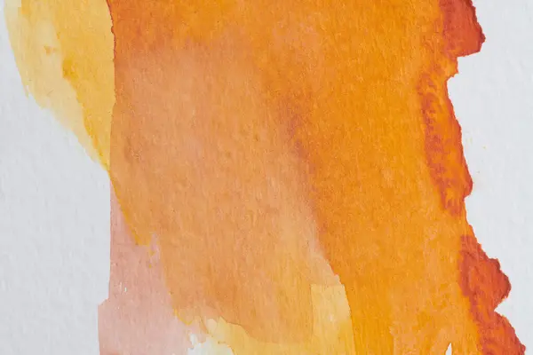 Abstract Orange Watercolor Texture Background Creative Pattern Design Print Invitation — Stock Photo, Image