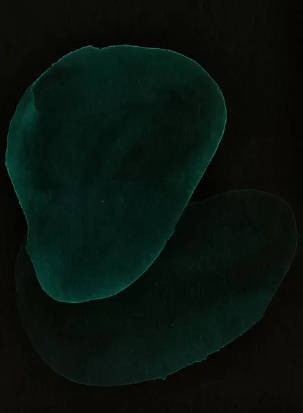 Sfondo Astratto Nero Verde Colorate Macchie Macchie Inchiostro Stampa Carta — Foto Stock