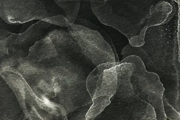 黒と白の抽象的な背景 カラフルなアクリルインクブロットと汚れパターン 壁紙プリント 流動アート クリエイティブバックドロップ 混沌としたペイントブラシストローク — ストック写真