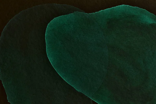 Черный Зеленый Абстрактный Фон Красочные Чернильные Пятна Пятна Печать Обоев — стоковое фото