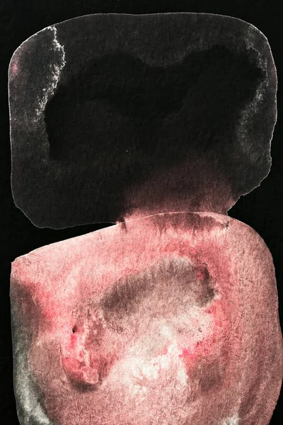 Черный Розовый Абстрактный Фон Красочные Чернильные Пятна Пятна Печать Обоев — стоковое фото