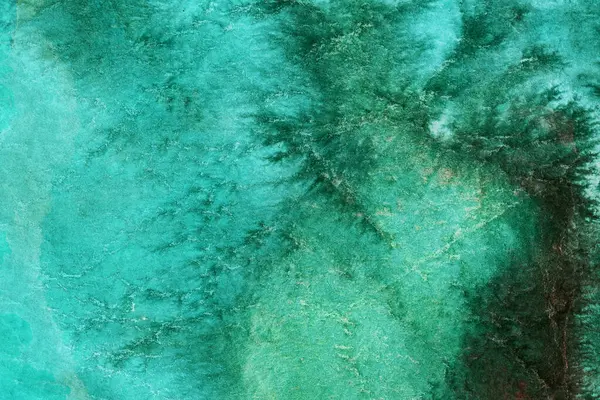Czarne Zielone Abstrakcyjne Tło Kolorowe Plamy Plamy Atramentu Wydruk Tapety — Zdjęcie stockowe