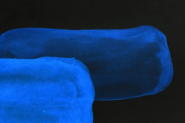 Schwarz Blauer Abstrakter Hintergrund Bunte Tintenkleckse Und Flecken Tapetendruck Kreativer — Stockfoto