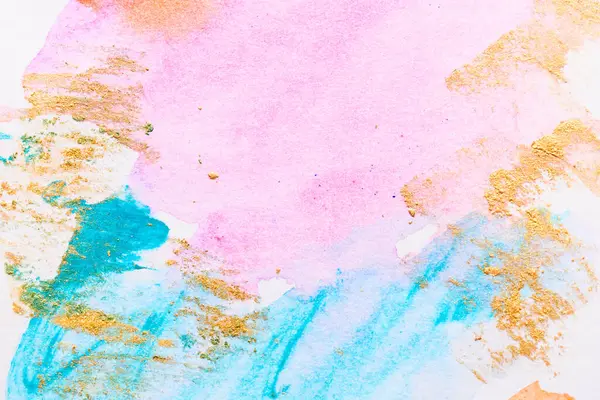 Mehrfarbiger Abstrakter Hintergrund Aquarell Farbkleckse Und Flecken Auf Weißem Papier — Stockfoto