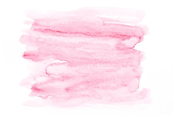 Astratto Sfondo Arte Liquida Acquerello Rosa Macchie Traslucide Carta Bianca — Foto Stock