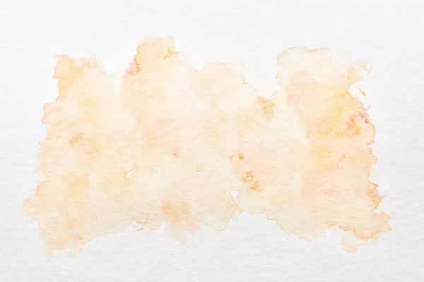 Abstract Liquid Art Background Brown Watercolor Translucent Blots White Paper — Stock Photo, Image