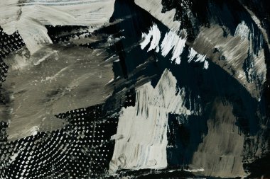 Soyut siyah beyaz arka plan. Kartlar, giysiler, afişler, koyu zıt renkteki duvar kağıtları için desen