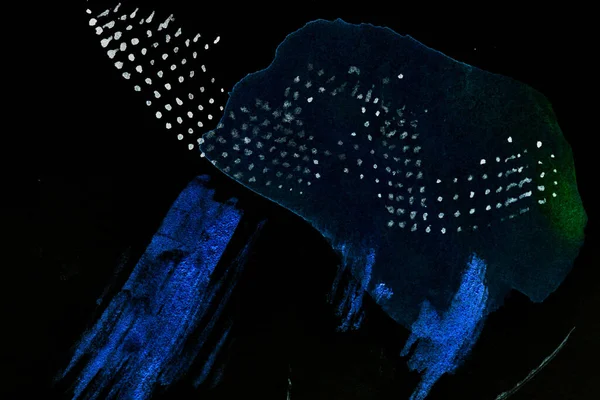 Fondo Negro Azul Abstracto Patrón Impresión Para Tarjetas Ropa Banner — Foto de Stock
