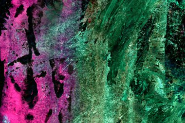 Soyut yeşil arka plan. Kartlar, giysiler, afişler, koyu zıt renkteki duvar kağıtları için desen