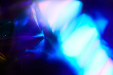 Mavi tonlarda bulanık odaklı soyut arkaplan