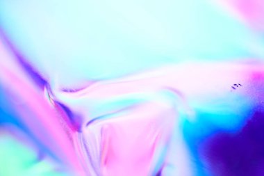 Şeffaf gökkuşağının gölgelerinde bulanık odak ile soyut arkaplan