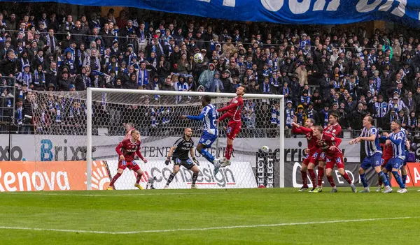 May 1st, 2023: Corner i football match between IFK Gothenburg and IFK Norrkoping in Swedish football league, season 2023. 