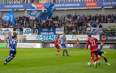 1 Mayıs 2023: İsveç futbol ligi IFK Gothenburg ile IFK Norrkoping arasındaki maç 2023 sezonu. Sonuç 1-1. 