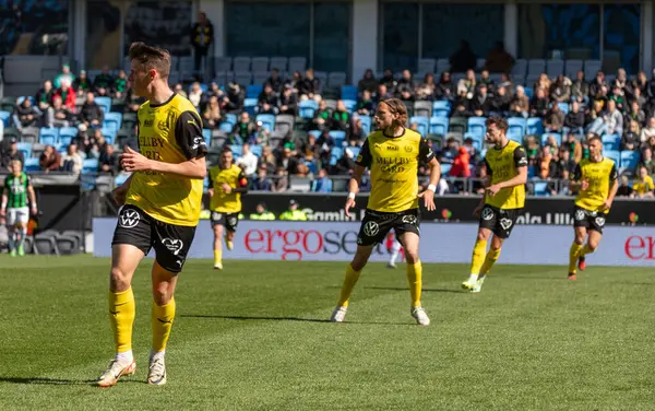 21 Nisan 2024: GAIS ve Mjallby AIF arasındaki maç anı. Son sonuç 2-1. 