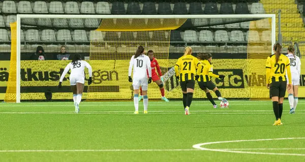 24 Ocak 2024: Rosa Kafaji, UEFA Kadınlar Şampiyonlar Ligi 'nde BK Hacken againt Paris FC' de penatly forma giydi. Son sonuç: 0-0. 
